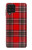 S2374 Tartan Red Pattern Case Cover Custodia per Samsung Galaxy A22 4G