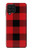 S2931 Red Buffalo Check Pattern Case Cover Custodia per Samsung Galaxy A22 4G