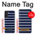 S2767 Navy White Striped Case Cover Custodia per Samsung Galaxy S21 FE 5G