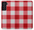 S3535 Red Gingham Case Cover Custodia per Samsung Galaxy S21 FE 5G