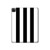 S2297 Black and White Vertical Stripes Case Cover Custodia per iPad Pro 12.9 (2022, 2021, 2020, 2018), iPad Air 13 (2025, 2024)