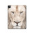 S2399 White Lion Face Case Cover Custodia per iPad Pro 12.9 (2022, 2021, 2020, 2018), Air 13 (2024)