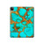 S2688 Aqua Copper Turquoise Gemstone Graphic Case Cover Custodia per iPad Pro 12.9 (2022, 2021, 2020, 2018), Air 13 (2024)