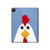 S3254 Chicken Cartoon Case Cover Custodia per iPad Pro 12.9 (2022, 2021, 2020, 2018), iPad Air 13 (2025, 2024)