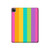 S3678 Colorful Rainbow Vertical Case Cover Custodia per iPad Pro 12.9 (2022, 2021, 2020, 2018), Air 13 (2024)