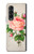 S3079 Vintage Pink Rose Case For Samsung Galaxy Z Fold 3 5G S3079 Vintage Pink Rose Case For Samsung Galaxy Z Fold 3 5G