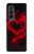 S3682 Devil Heart Case For Samsung Galaxy Z Fold 3 5G