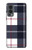 S3452 Plaid Fabric Pattern Case Cover Custodia per OnePlus Nord 2 5G