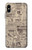 S3819 Retro Vintage Paper Case Cover Custodia per iPhone X, iPhone XS