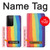 S3799 Cute Vertical Watercolor Rainbow Case Cover Custodia per Samsung Galaxy S21 Ultra 5G