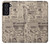 S3819 Retro Vintage Paper Case Cover Custodia per Samsung Galaxy S21 FE 5G