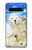 S3794 Arctic Polar Bear in Love with Seal Paint Case Cover Custodia per Samsung Galaxy S10 5G