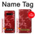 S3817 Red Floral Cherry blossom Pattern Case Cover Custodia per Samsung Galaxy S10 Plus