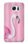 S3805 Flamingo Pink Pastel Case Cover Custodia per Samsung Galaxy S7