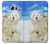 S3794 Arctic Polar Bear in Love with Seal Paint Case Cover Custodia per Samsung Galaxy S6 Edge Plus