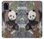 S3793 Cute Baby Panda Snow Painting Case Cover Custodia per Samsung Galaxy A31