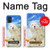 S3794 Arctic Polar Bear in Love with Seal Paint Case Cover Custodia per Samsung Galaxy A51 5G