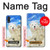 S3794 Arctic Polar Bear in Love with Seal Paint Case Cover Custodia per Samsung Galaxy A01