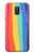 S3799 Cute Vertical Watercolor Rainbow Case Cover Custodia per Samsung Galaxy A6 (2018)