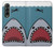 S3825 Cartoon Shark Sea Diving Case Cover Custodia per Samsung Galaxy Z Fold 3 5G