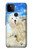 S3794 Arctic Polar Bear in Love with Seal Paint Case Cover Custodia per Google Pixel 5A 5G