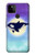 S3807 Killer Whale Orca Moon Pastel Fantasy Case Cover Custodia per Google Pixel 5A 5G