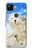 S3794 Arctic Polar Bear in Love with Seal Paint Case Cover Custodia per Google Pixel 4a