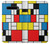 S3814 Piet Mondrian Line Art Composition Case Cover Custodia per LG V60 ThinQ 5G