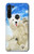 S3794 Arctic Polar Bear in Love with Seal Paint Case Cover Custodia per Motorola Moto G8 Power