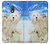 S3794 Arctic Polar Bear in Love with Seal Paint Case Cover Custodia per Motorola Moto G4 Play