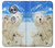 S3794 Arctic Polar Bear in Love with Seal Paint Case Cover Custodia per Motorola Moto X4