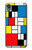 S3814 Piet Mondrian Line Art Composition Case Cover Custodia per Motorola Moto E6, Moto E (6th Gen)