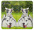 S3795 Grumpy Kitten Cat Playful Siberian Husky Dog Paint Case Cover Custodia per Sony Xperia XZ1