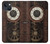 S3221 Steampunk Clock Gears Case Cover Custodia per iPhone 13 mini