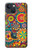 S3272 Colorful Pattern Case Cover Custodia per iPhone 13 mini