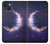 S3324 Crescent Moon Galaxy Case Cover Custodia per iPhone 13 mini