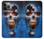 S1462 Vampire Skull Case Cover Custodia per iPhone 13 Pro Max