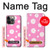 S3500 Pink Floral Pattern Case Cover Custodia per iPhone 13 Pro Max