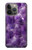 S3713 Purple Quartz Amethyst Graphic Printed Case Cover Custodia per iPhone 13 Pro Max
