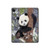 S3793 Cute Baby Panda Snow Painting Case Cover Custodia per iPad Pro 12.9 (2022, 2021, 2020, 2018), Air 13 (2024)