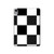 S2492 Black and White Check Case Cover Custodia per iPad mini 6, iPad mini (2021)