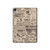 S3819 Retro Vintage Paper Case Cover Custodia per iPad mini 6, iPad mini (2021)
