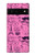 S2885 Paris Pink Case Cover Custodia per Google Pixel 6