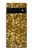 S3388 Gold Glitter Graphic Print Case Cover Custodia per Google Pixel 6