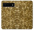 S3388 Gold Glitter Graphic Print Case Cover Custodia per Google Pixel 6