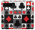 S3463 Poker Card Suit Case Cover Custodia per Google Pixel 6