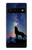 S3555 Wolf Howling Million Star Case Cover Custodia per Google Pixel 6