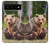 S3558 Bear Family Case Cover Custodia per Google Pixel 6
