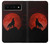S2955 Wolf Howling Red Moon Case Cover Custodia per Google Pixel 6 Pro