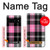 S3091 Pink Plaid Pattern Case Cover Custodia per Google Pixel 6 Pro